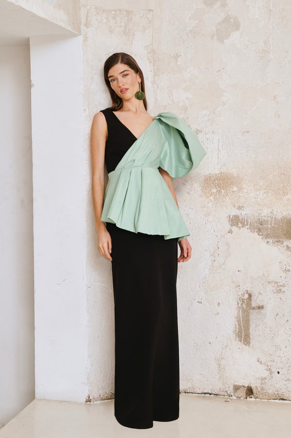 Vestido Largo Borgogne Mint
