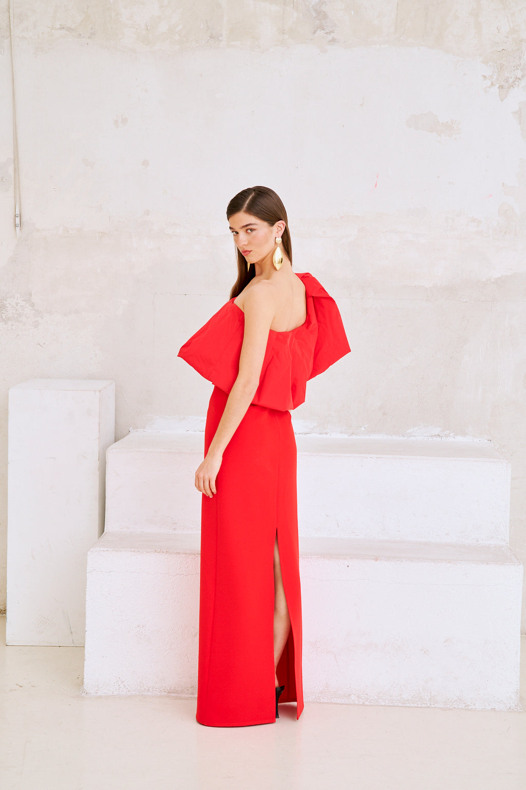 Vestido Largo Godello Red