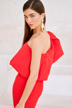 Vestido Largo Godello Red