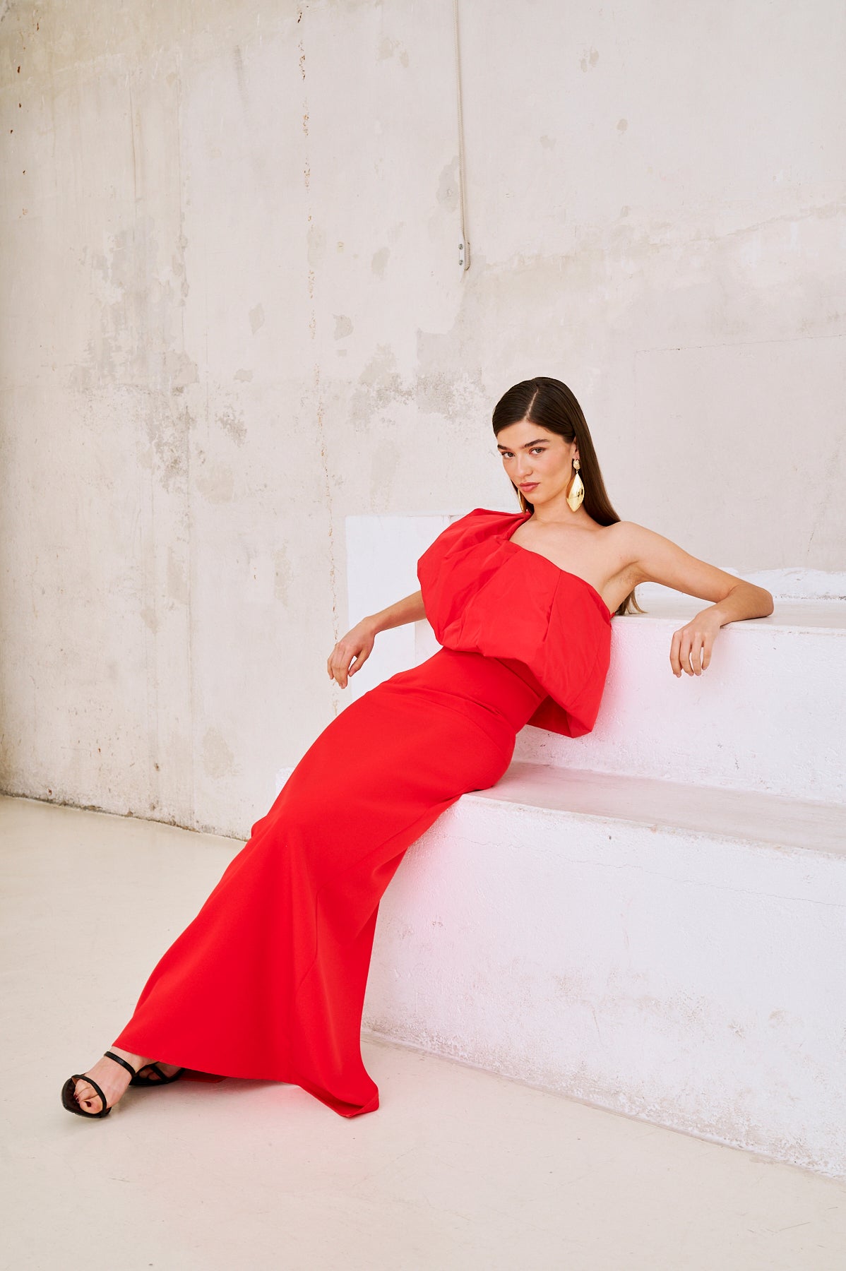 Vestido Largo Godello Red