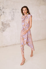 Vestido Midi Syrah Lilac