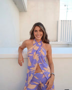 Top Halter Bora Lilac