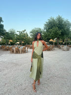 Vestido Midi Sora Salvia