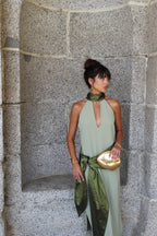 Vestido Midi Sora Salvia