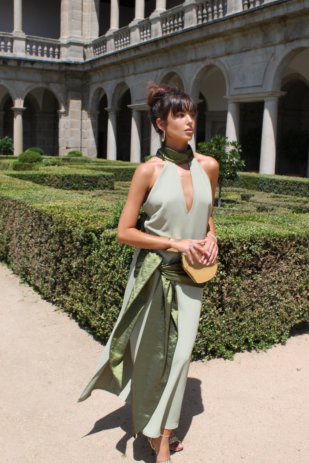 Vestido Midi Sora Salvia