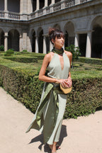 Vestido Midi Sora Salvia
