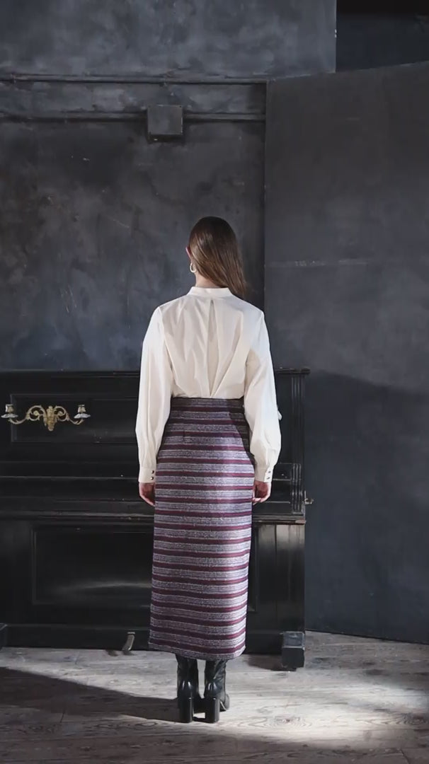 Blusa Ábaco Ecru