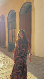 Vestido Midi Mansonia Gasa Cashmere