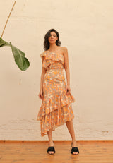 Falda Midi Samba Spots