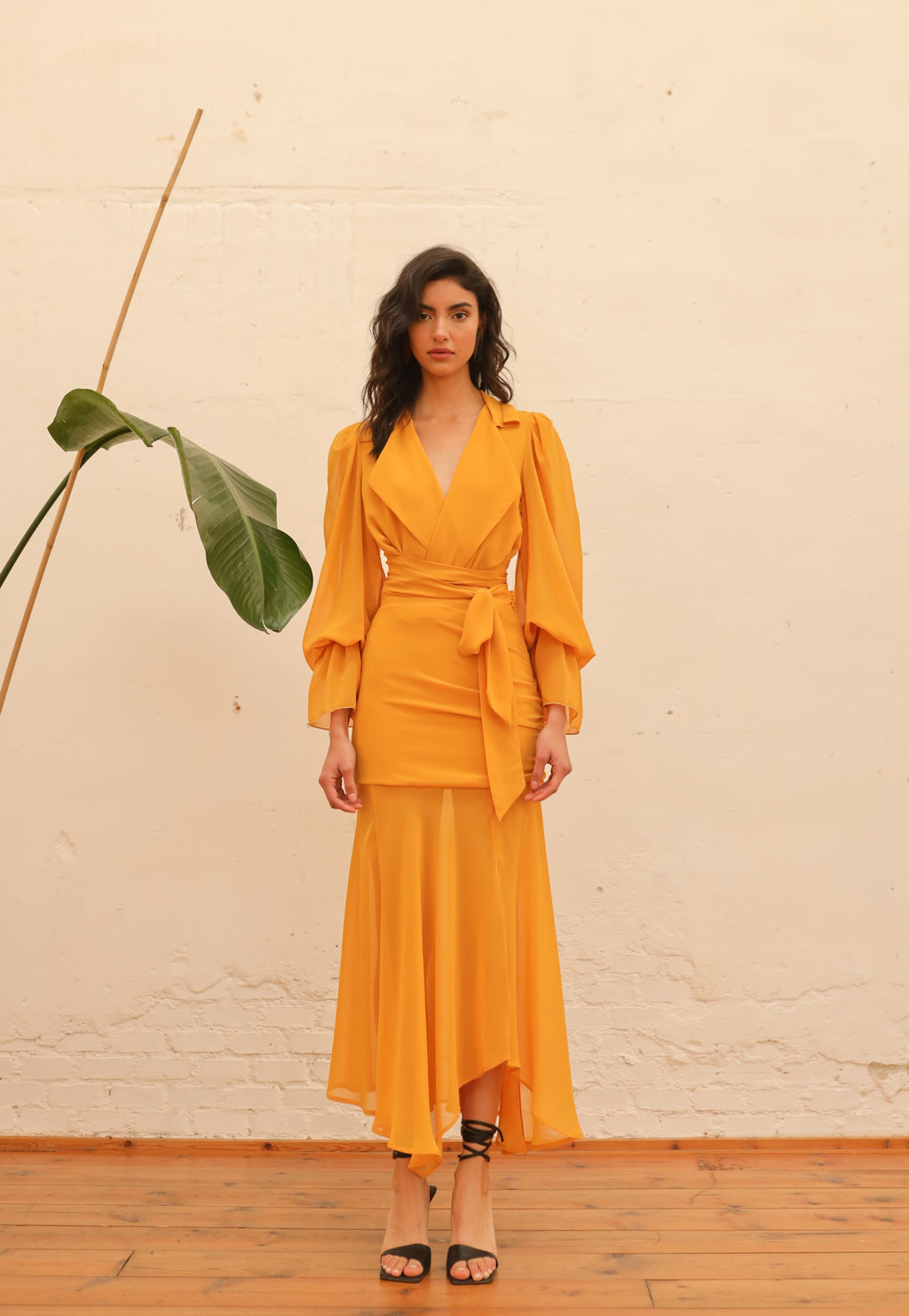 Falda Gasa Bossa Yellow