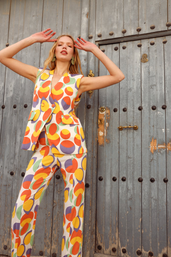 Blazer Oversize Disco Abstract