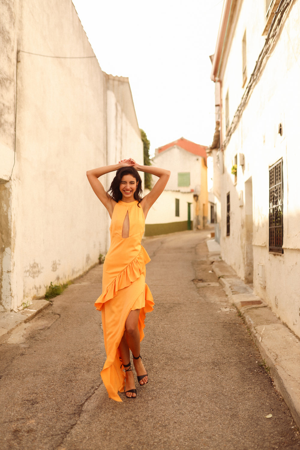 Vestido Bolero Mandarina