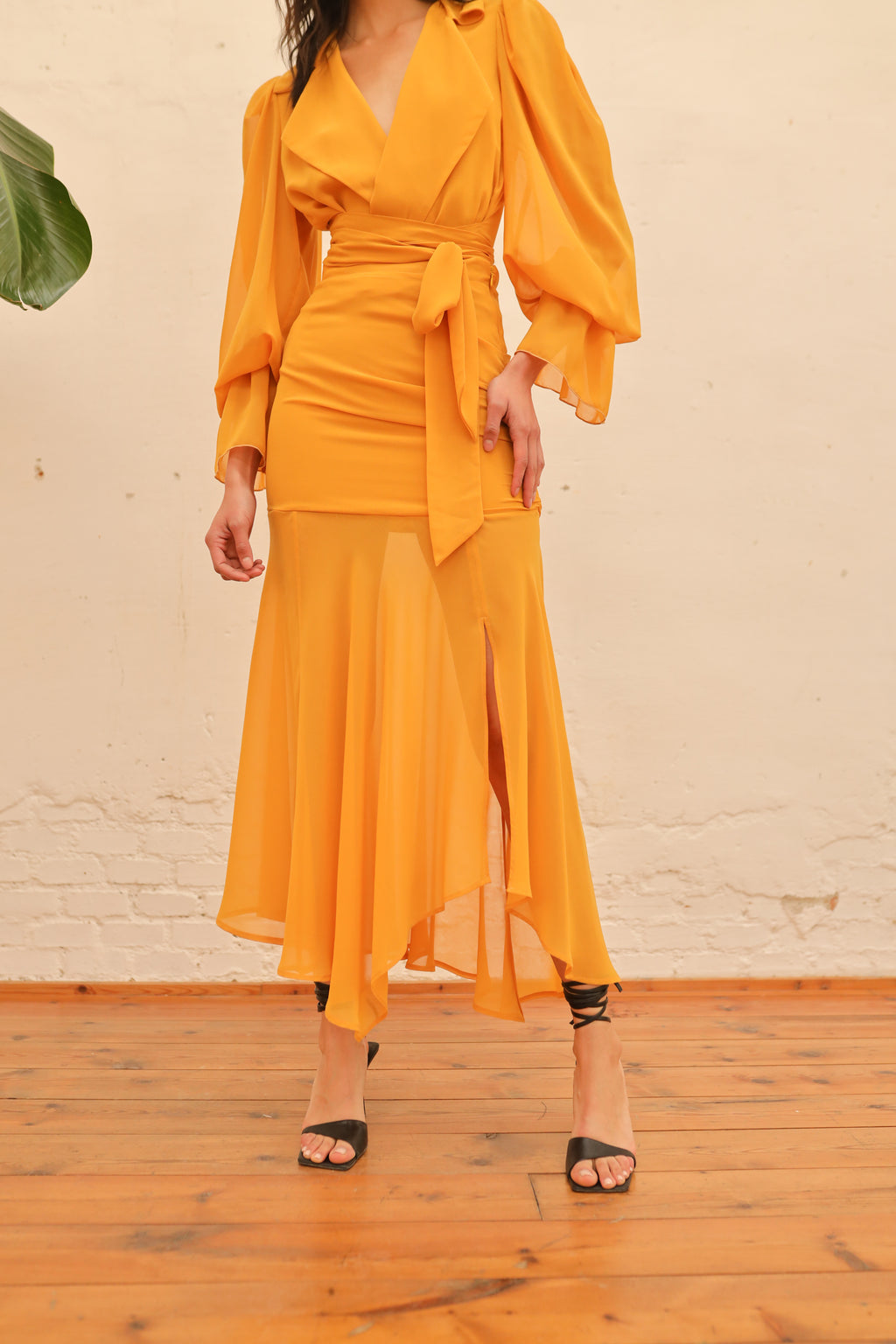 Falda Gasa Bossa Yellow