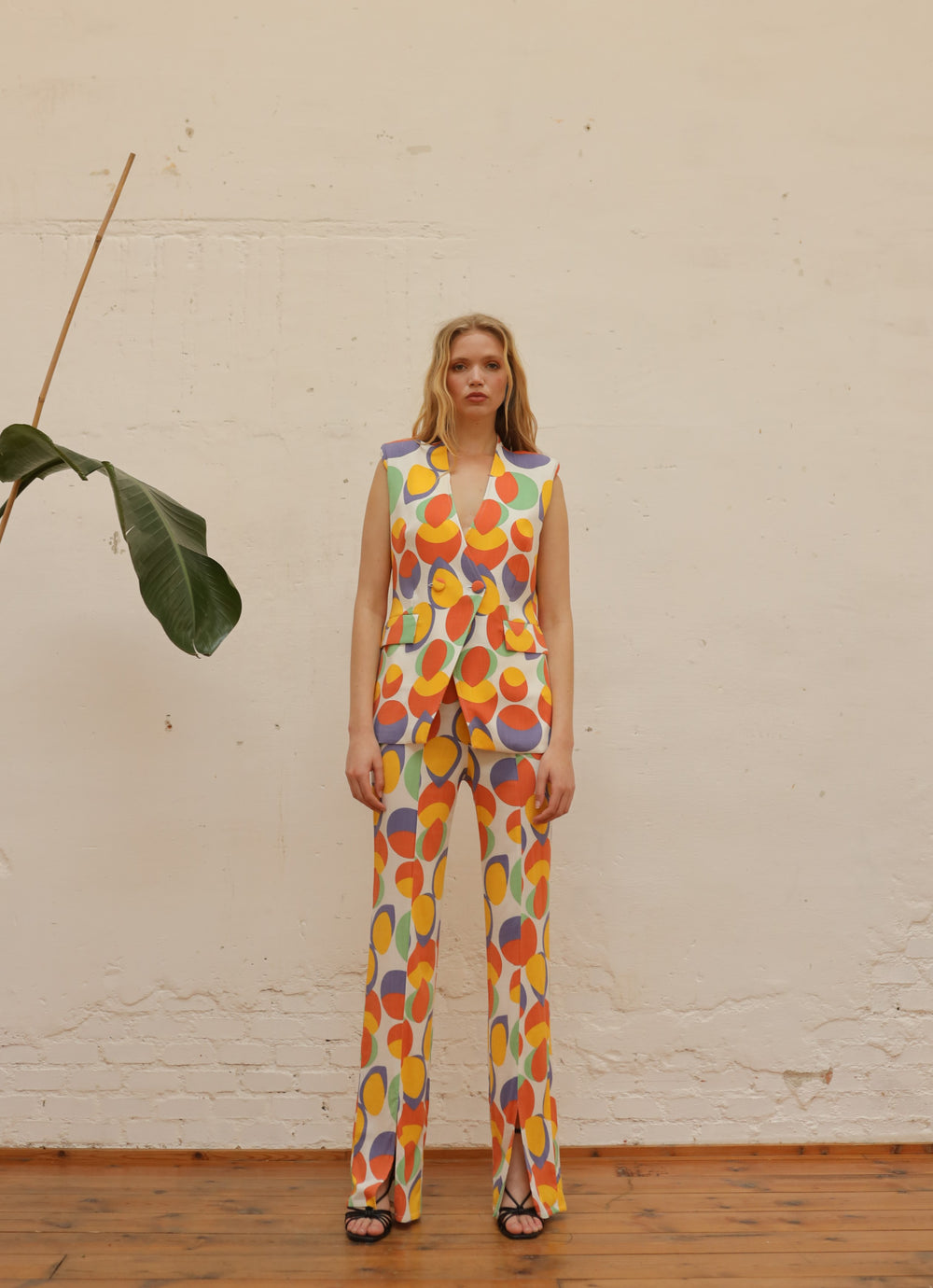 Blazer Oversize Disco Abstract