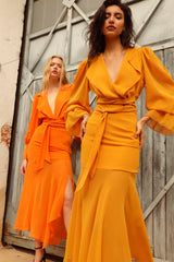 Blusa Gasa Cumbia Yellow