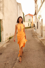 Vestido Bolero Mandarina