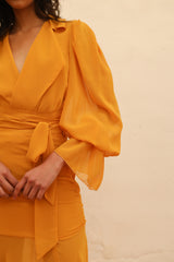 Blusa Gasa Cumbia Yellow