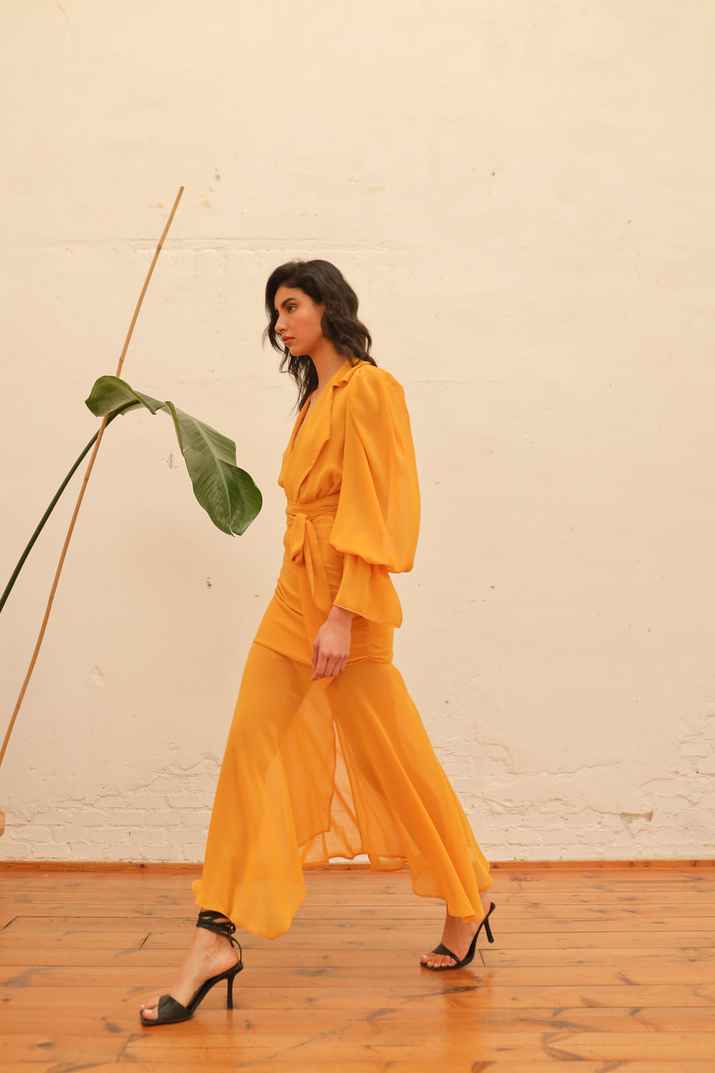 Falda Gasa Bossa Yellow