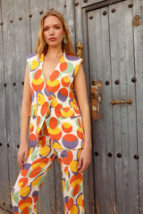 Blazer Oversize Disco Abstract