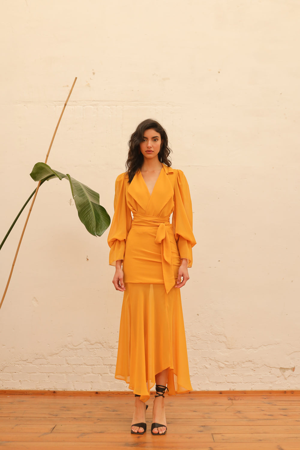 Blusa Gasa Cumbia Yellow