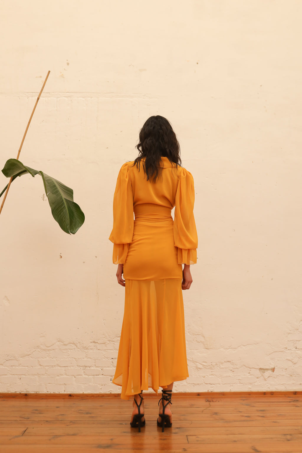 Falda Gasa Bossa Yellow