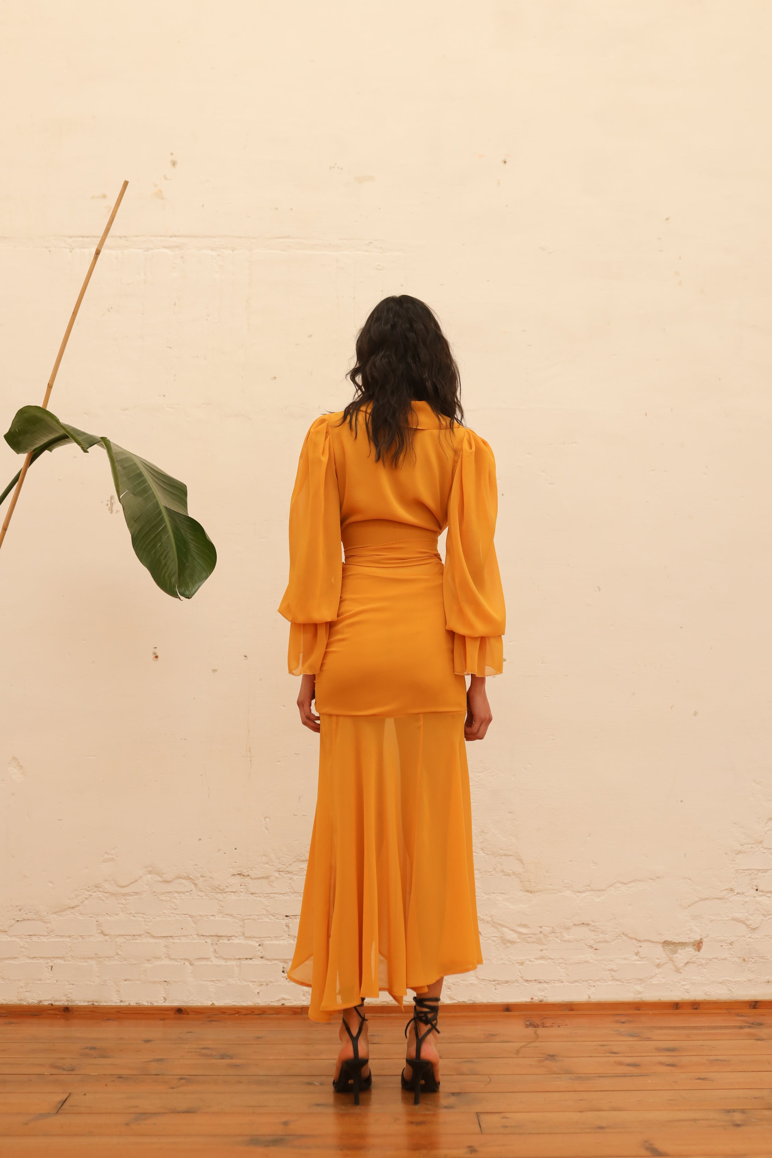 Falda Gasa Bossa Yellow