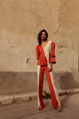 Blusa Bicolor Indie Teja