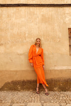 Falda Gasa Bossa Orange