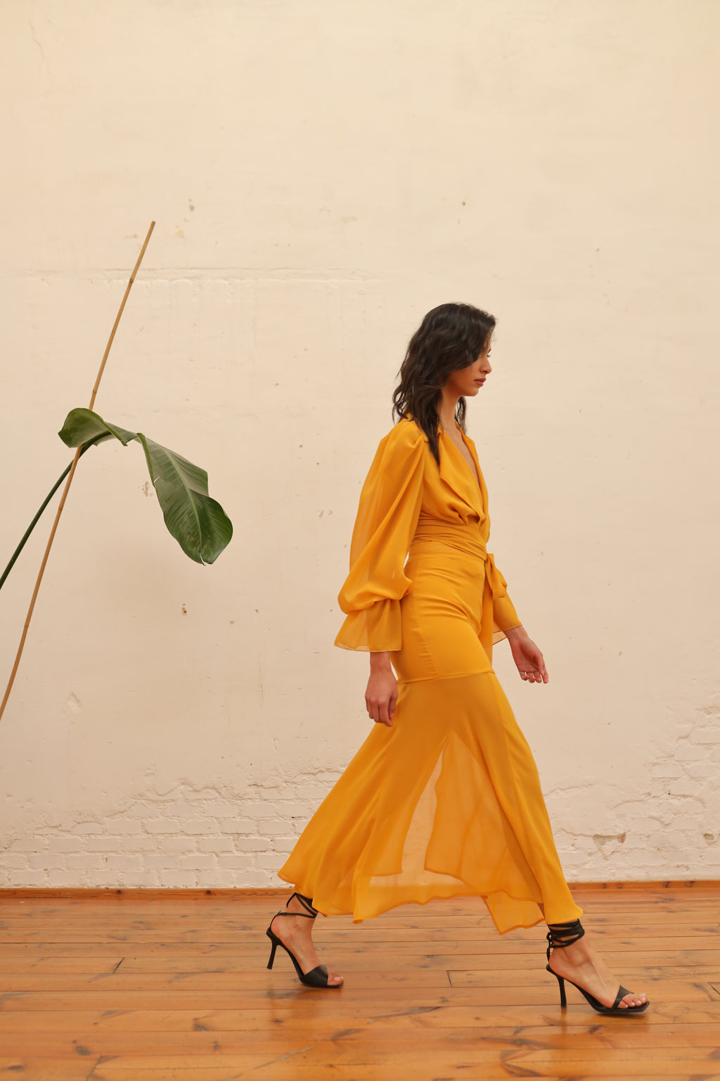 Falda Gasa Bossa Yellow